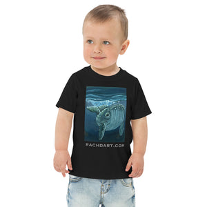 Open image in slideshow, Whale Toddler jersey t-shirt
